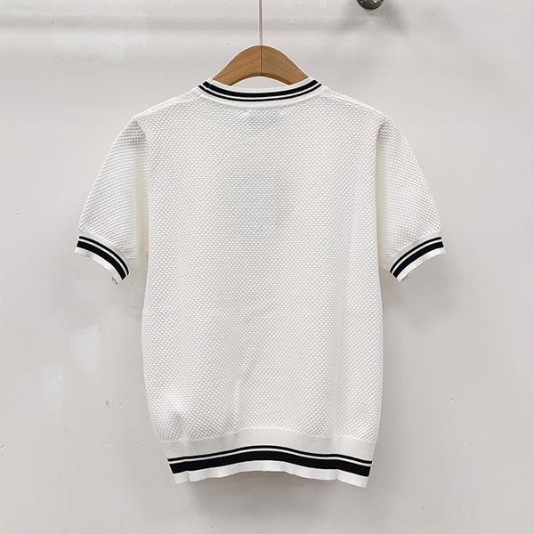 数量限定！シャネル CC 刺繍ラウンドネック半袖 偽物 she65525